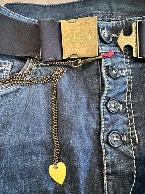 HIGH USE jeans model VESPA, maat D42, Kleding | Dames, Broeken en Pantalons, Zo goed als nieuw, Blauw, Ophalen of Verzenden