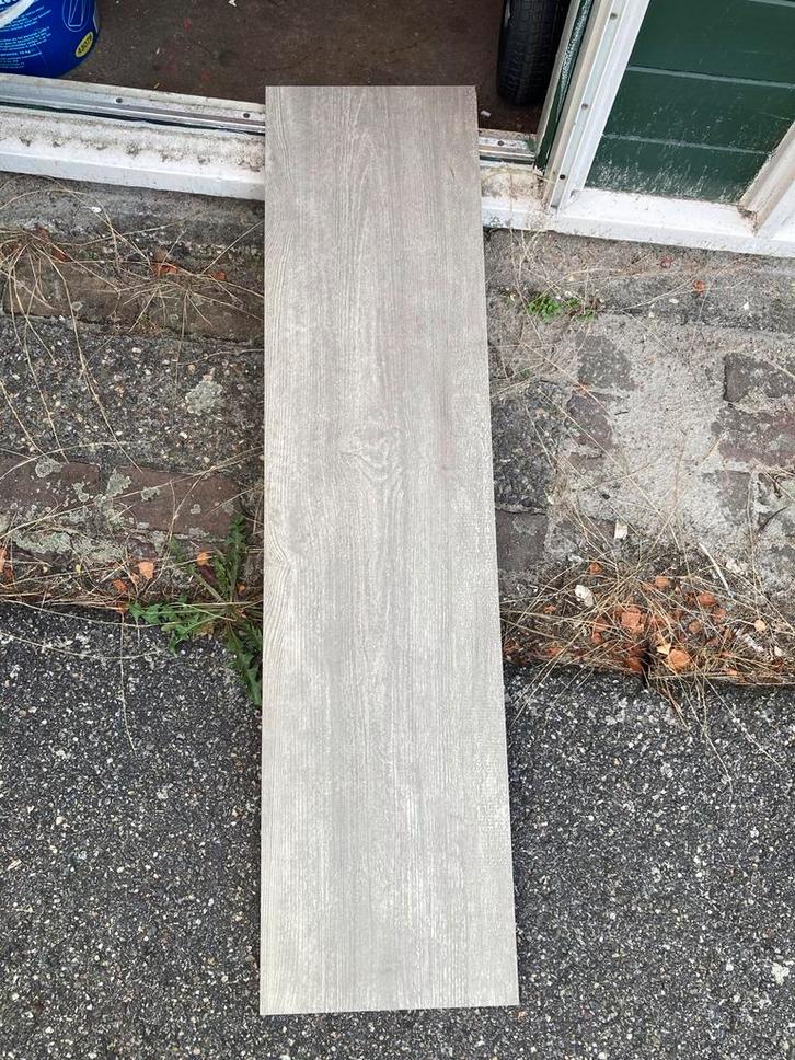 10 Plavuizen Tegels - Hout Motief, 3.5m², Doe-het-zelf en Verbouw, Tegels, Nieuw, Vloertegels, Keramiek, 60 cm of meer, 20 tot 40 cm