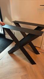 Tafelpoot set in diamant poten 10x10, Ophalen, Tafelpoot, 50 tot 100 cm, Zo goed als nieuw