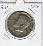 Amerika, half dollar 1967, Ophalen of Verzenden, Overige landen, Losse munt, Zilver