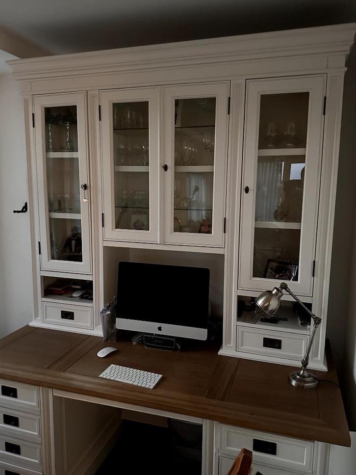 Bureau met wandkast, Huis en Inrichting, Kasten | Wandmeubels, Gebruikt, 150 tot 200 cm, 150 tot 200 cm, 75 cm of meer, Met deur(en)