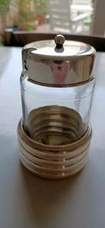 Verzilverd jampotje, dd 90., Antiek en Kunst, Ophalen of Verzenden