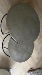 Richmond Asher Set Salon tafels, 2 stuks, Huis en Inrichting, Tafels | Salontafels, Ophalen, Rond, 50 tot 100 cm, Zo goed als nieuw