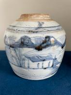 Grote Chinese gemberpot | handgesigneerd | 1850-1900, Antiek en Kunst, Antiek | Keramiek en Aardewerk, Ophalen of Verzenden