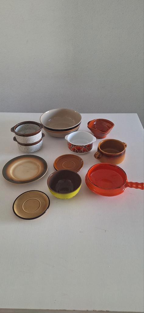 Vintage Mix van Serviesgoed, Huis en Inrichting, Keuken | Servies, Gebruikt, Bord(en), Overige stijlen, Ophalen of Verzenden