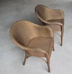 Te koop: Lloyd loom stoeltjes (2st), Huis en Inrichting, Stoelen, Riet of Rotan, Twee, Lloyd loom, Gebruikt