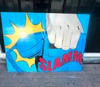 Vintage ikea pop art Solmyra schilderijen set van 2, Ophalen, Zo goed als nieuw