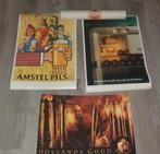 Drie amstel Bier posters, Verzamelen, Nieuw, Reclamebord, Plaat of Schild, Ophalen of Verzenden, Amstel