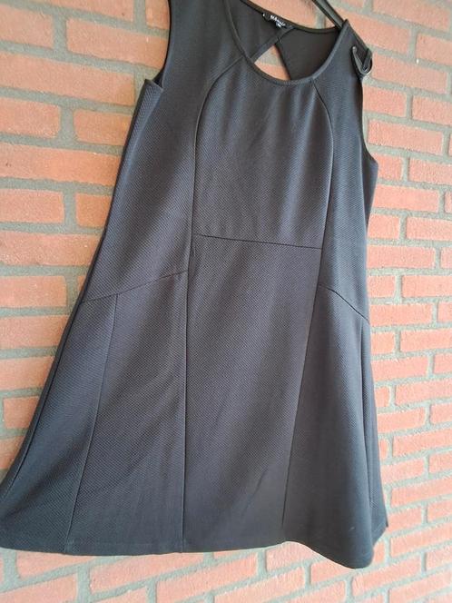 Zwarte mouwloze jurk van MS Mode. Maat 48., Kleding | Dames, Jurken, Zo goed als nieuw, Maat 46/48 (XL) of groter, Zwart, Knielengte
