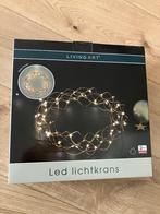 Kerst verlichting: Led lichtkrans - Rosé goud, Ophalen of Verzenden, Zo goed als nieuw
