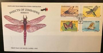 Zimbabwe 1995 Insecten Eerstedagenveloppe beschikbaar voor biedingen