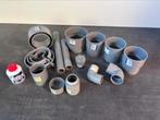 Pvc-buizen (diverse doorsneden en lengtes) en hulpstukken, Ophalen, Zo goed als nieuw, Pvc, Minder dan 2 meter