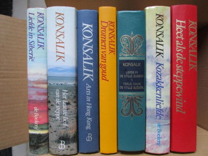 7x KONSALIK per stuk 1 euro - 5 voor 4 euro - 7 voor 5 euro, Boeken, Romans, Zo goed als nieuw, Ophalen of Verzenden