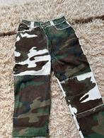 Missguided jeans - XS/S - Camouflage - Groen/Wit/Bruin., Ophalen of Verzenden, W27 (confectie 34) of kleiner, Zo goed als nieuw