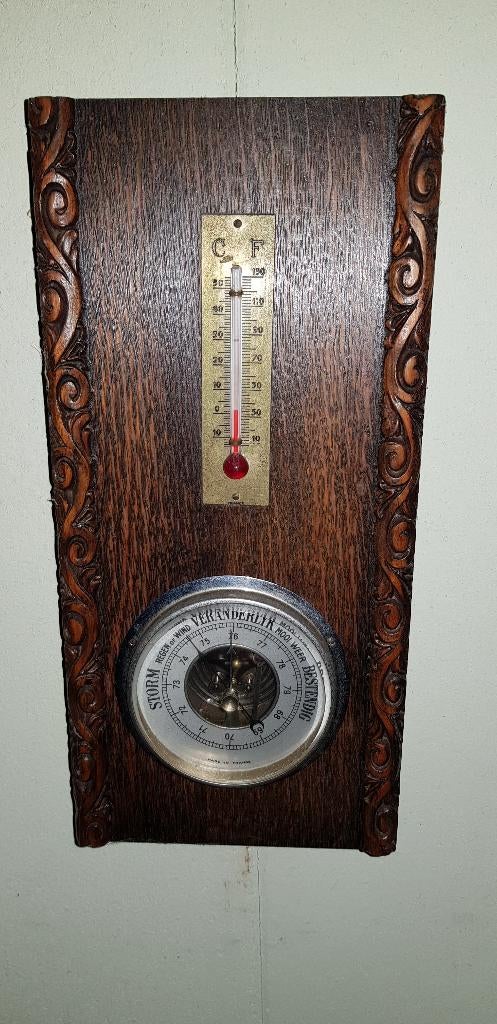 Barometer/Weerstation, Antiek en Kunst, Antiek | Overige Antiek, Ophalen of Verzenden