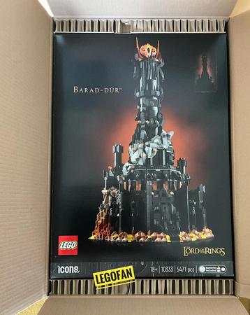 🆕 NIEUW (SEALED): Lego 10333 Lord of the Rings Barad-dûr beschikbaar voor biedingen