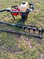 Grondboor benzine, Ophalen, Grondboor