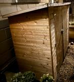 Houten Fietsenstalling, Tuin en Terras, Bergingen en Tuinkasten, Ophalen, Gebruikt, Hout, Fietsenberging