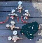 Bierfust tap co2 drukmeters, Ophalen of Verzenden, Gebruikt, Overige typen, Overige merken