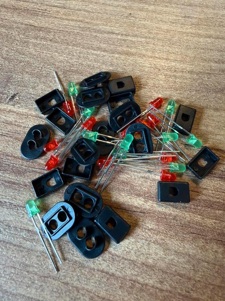 Modelspoorbouw | zelfbouw sein lampen | 10stk, Hobby en Vrije tijd, Modeltreinen | H0, Nieuw, Overige typen, Gelijkstroom, Overige merken