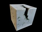 Schitterende vintage Mobach kubus sculptuur vaas keramiek, Antiek en Kunst, Kunst | Designobjecten, Ophalen