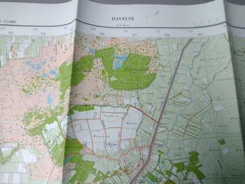 16 H Havelte Ruinerwold Ansen Uffelte Plattegrond 1961 beschikbaar voor biedingen