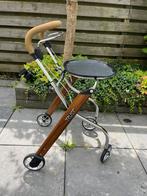 Trust Care Let’s Go Indoor Rollator Walnoot, Diversen, Rollators, Ophalen of Verzenden, Opvouwbaar, Zo goed als nieuw