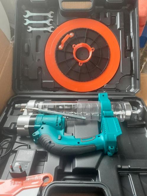 Accu vetspuit nieuw, Doe-het-zelf en Verbouw, Gereedschap | Boormachines, Zo goed als nieuw, Boor- en Schroefmachine, Ophalen of Verzenden