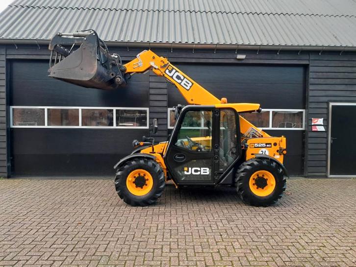 JCB 525-60 AGRI PLUS - Airco- Pelikaanbak (bj 2015), Zakelijke goederen, Machines en Bouw | Kranen en Graafmachines, Verreiker