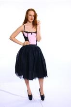 SALES! Zwarte lange petticoat maat XL, Kleding | Dames, Carnaval, Maat 46/48 (XL) of groter, Nieuw, Ophalen of Verzenden