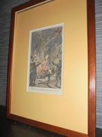 Gravure Breda Vrijheidsboom verbranding 1801, Ophalen of Verzenden