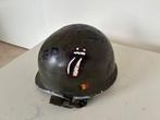 Oude Belgische legerhelm, Verzamelen, Militaria | Algemeen, Ophalen of Verzenden, Landmacht, Overige gebieden, Embleem of Badge