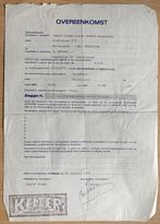 Origineel contract 1973 met de band BZN, Ophalen of Verzenden, Gebruikt