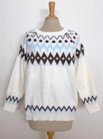 Noors/lopi look zacht en soepele mooie trui! XL, Verzenden, Zo goed als nieuw, Maat 46/48 (XL) of groter, Bruin