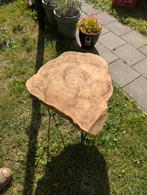 Bijzettafel boomstronk, Huis en Inrichting, Tafels | Bijzettafels, 45 tot 60 cm, Minder dan 55 cm, Gebruikt, Rond