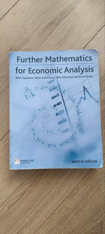 Further Mathematics for Economic Analysis beschikbaar voor biedingen