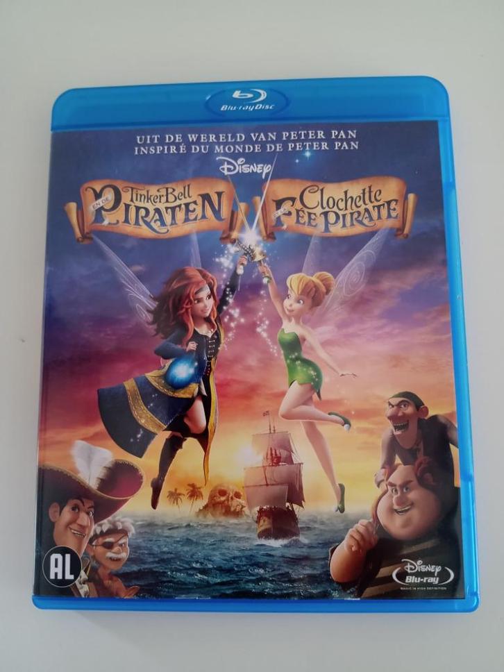Blu-Ray van TINKERBELL en de PIRATEN, Cd's en Dvd's, Blu-ray, Gebruikt, Tekenfilms en Animatie, Ophalen of Verzenden