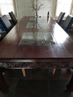 Grote eettafel en Salontafel zeer unieke opium tafels, Huis en Inrichting, Tafels | Eettafels, Ophalen, 200 cm of meer, Zo goed als nieuw
