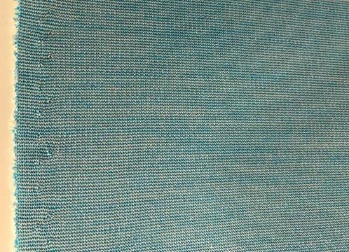 STOF VOOR DESIGN: Kvadrat Febrik Uniform Melange licht blauw, Hobby en Vrije tijd, Stoffen en Lappen, Nieuw, Wol, 120 cm of meer