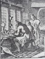 Jan Luyken Prent: De Goudsmit, Antiek en Kunst, Kunst | Etsen en Gravures, Ophalen of Verzenden