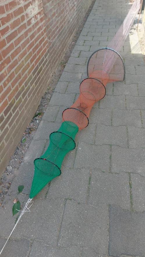 Nieuwe fuiken enkele vleugel fuik pe met nylon vleugel, Watersport en Boten, Hengelsport | Algemeen, Nieuw, Net of Fuik, Ophalen