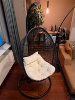 Hangstoel Egg / Ei Zwart, Ophalen, Zo goed als nieuw, Zwart, Eén