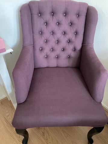 Fauteuils 2 stuks paars. Als Nieuw. beschikbaar voor biedingen