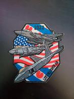 Rnlaf 322 patch oefening f22,f15, Ophalen of Verzenden, Luchtmacht, Nederland, Embleem of Badge