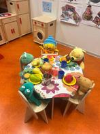 Houten Montessori Tafel met Stoeltjes - Peuterformaat, Kinderen en Baby's, Ophalen, Gebruikt, Tafel(s) en Stoel(en)