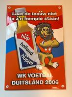 Emaille bord oranje leeuw WK Voetbal 2006 Nederlands elftal, Verzamelen, Verzenden, Zo goed als nieuw, Reclamebord