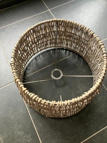 Rieten lampenkap 40cm/34cm beschikbaar voor biedingen