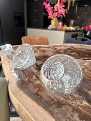 Kristallen Karaffen Set - Elegant Design Glaswerk Antiek Sti beschikbaar voor biedingen