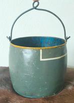 Metalen bak/pot gerecycled, Rond, Minder dan 25 cm, Ophalen, Minder dan 40 cm