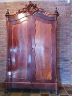 Linnen/voorraadkast noten/mahonie, Antiek en Kunst, Ophalen